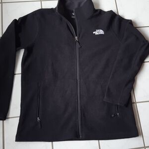 The North Face Gray Lightweight Jacket with Stand-Up Collar